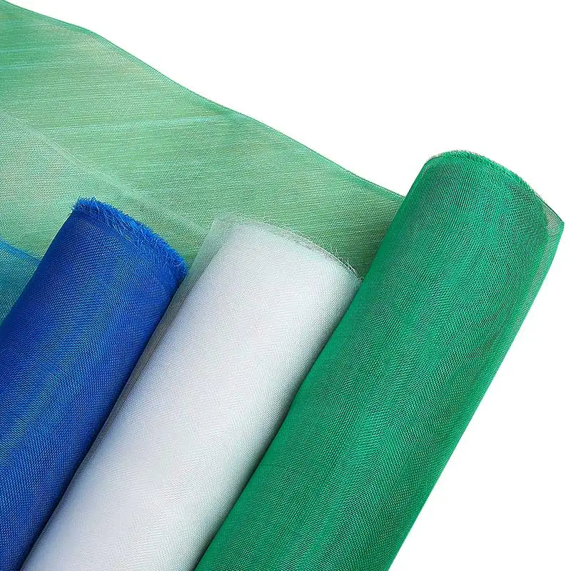 18x16mesh18x18mesh Fire Resistant PVC Plastic Coated Black Grey White Brown Fiberglass Window Screen Mesh