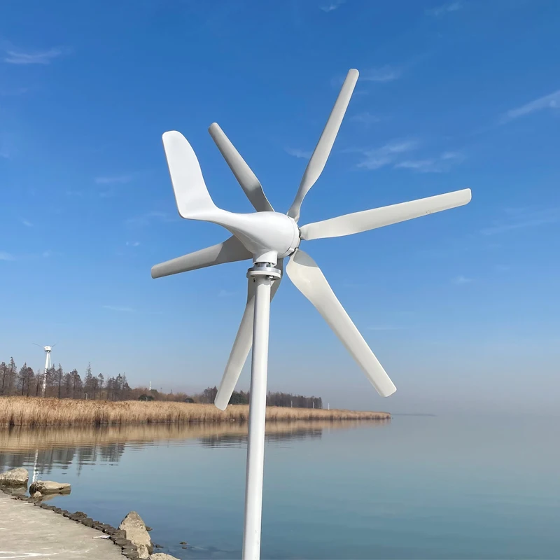 FLYT 800W 12V 24V 48V Wind Turbines for Home Use Small Wind Turbine Generators Household 6 Blades