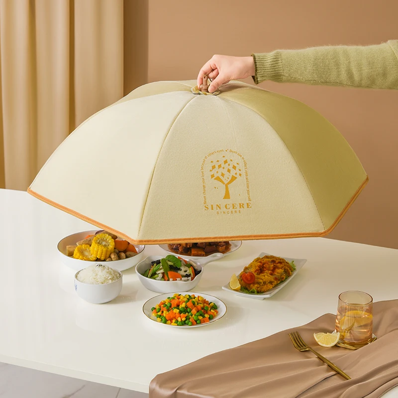 JIUYUE kitchen Folding dish cover insulation food cover dust cover