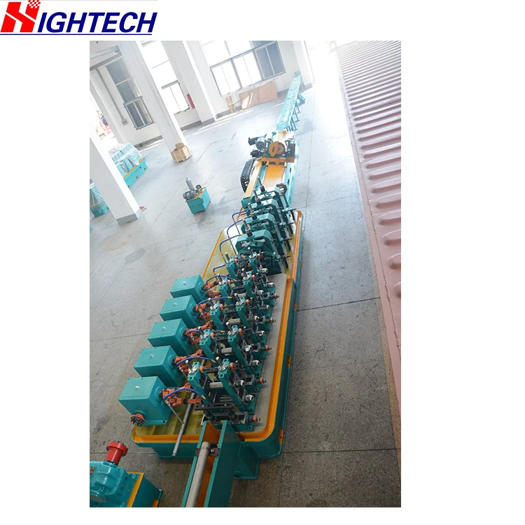 High Frequency Stainless Steel Tube Mill Lines Round Square Pipe Machine Pipe Production Line