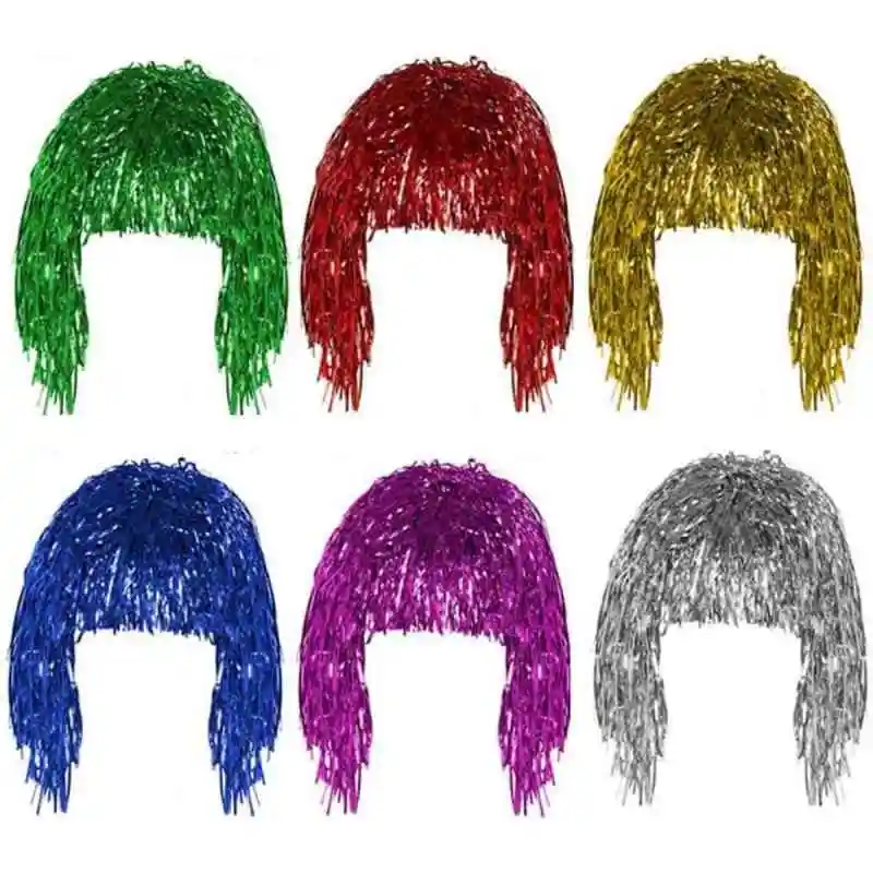 Wholesale cosplay rain silk wig disco masquerade wig children children makeup wig hair