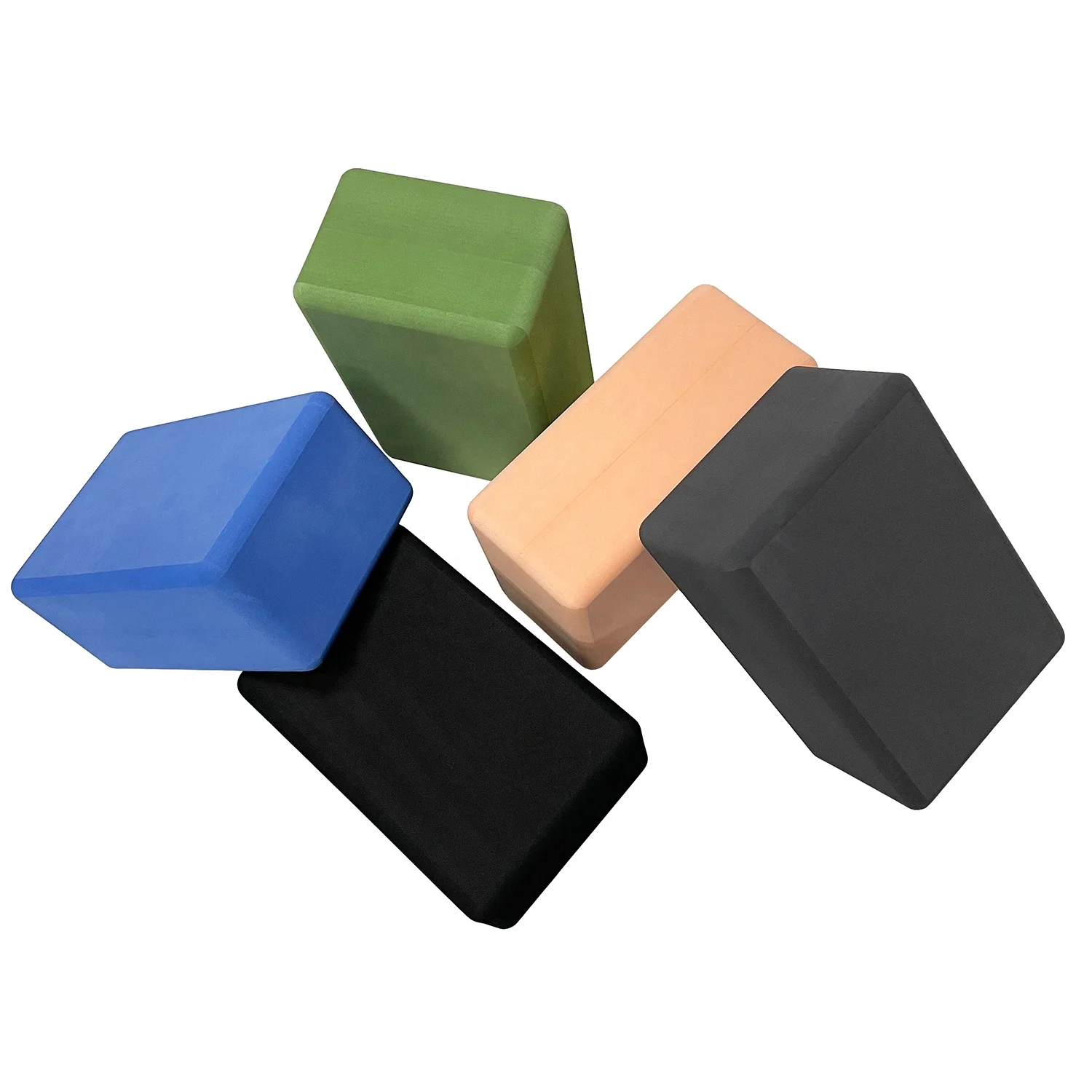 HUNLON wholesale high density eva foam yoga block, support stretching training 4in yoga brick