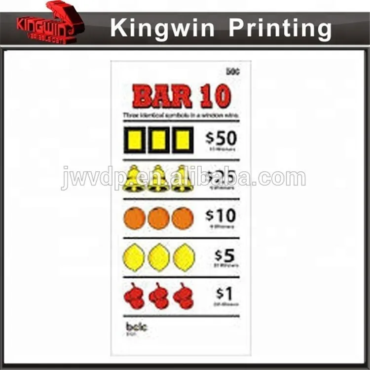 New Arrival Pull Tabs Lottery Tickets Pull Tabs Break Open Lottery Tickets