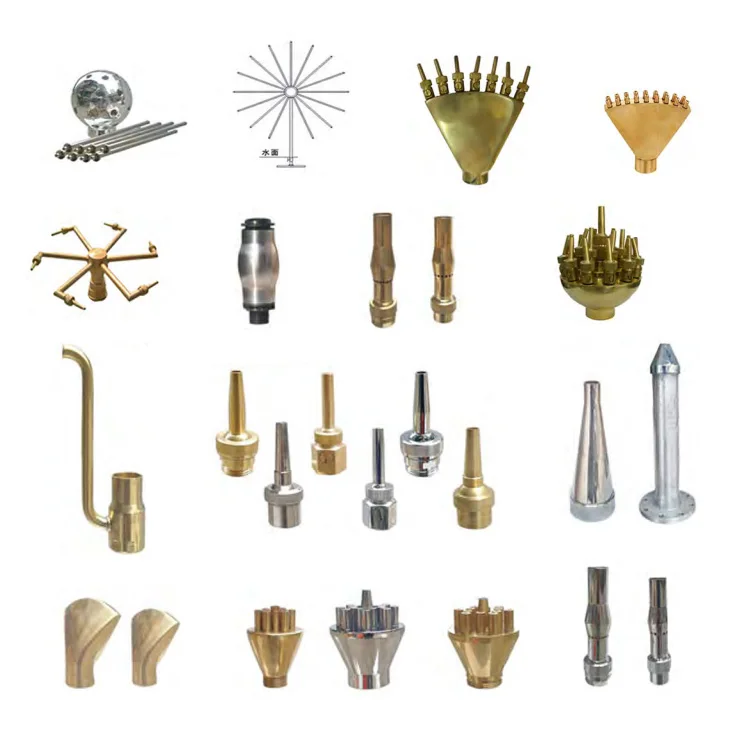 high quality brass adjustable fountain nozzle water jumping jet sprayer fountain nozzle for garden pond/lake