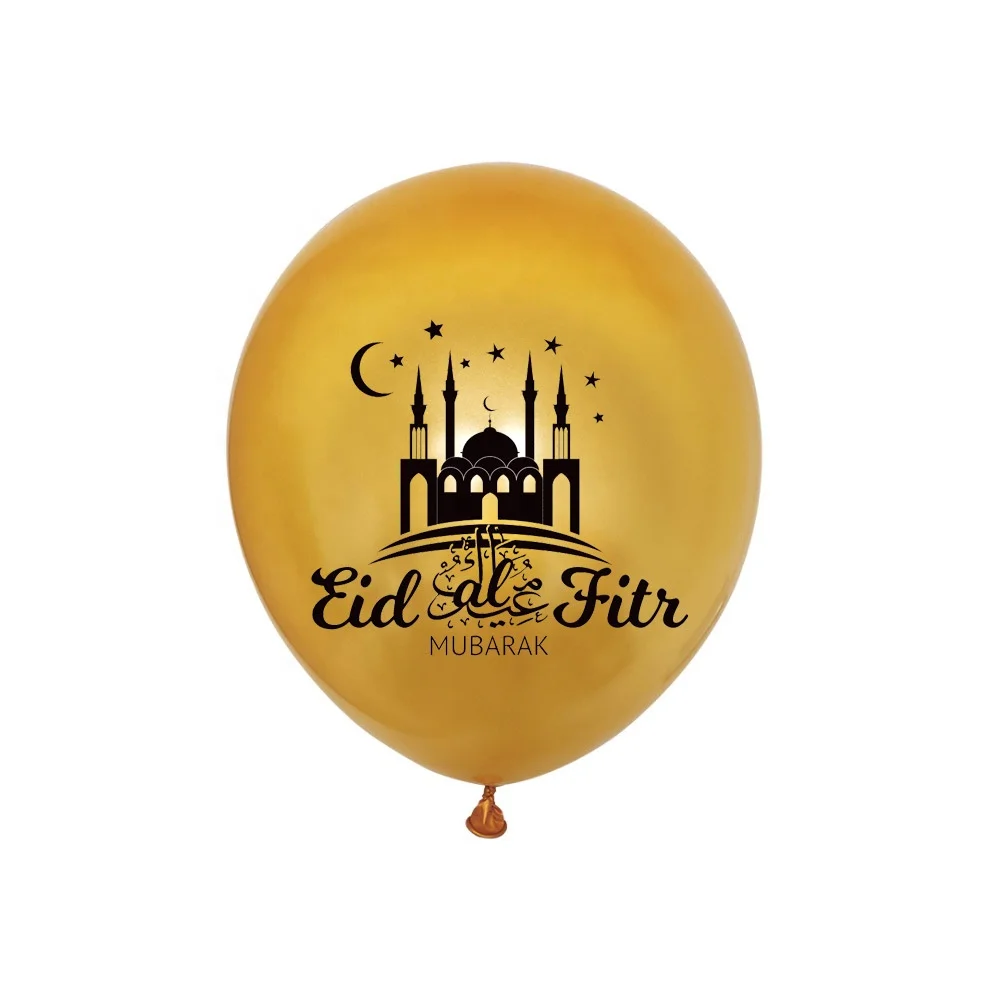 Ramadan Kareem Decoration Eid Mubarak Latex Balloons Eid Party Decor