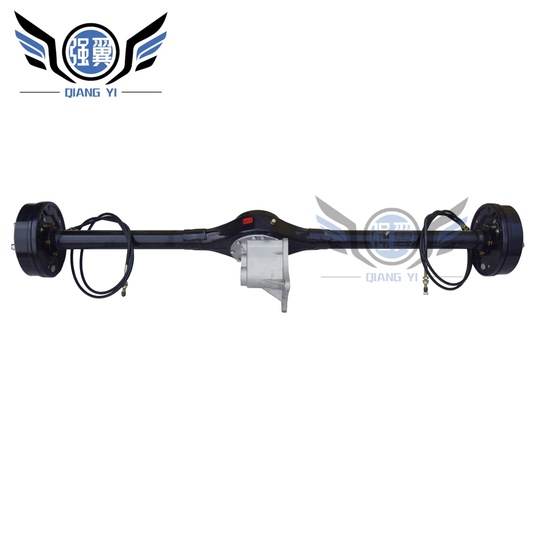 electric driven 3 wheels vehicle rear axle differential