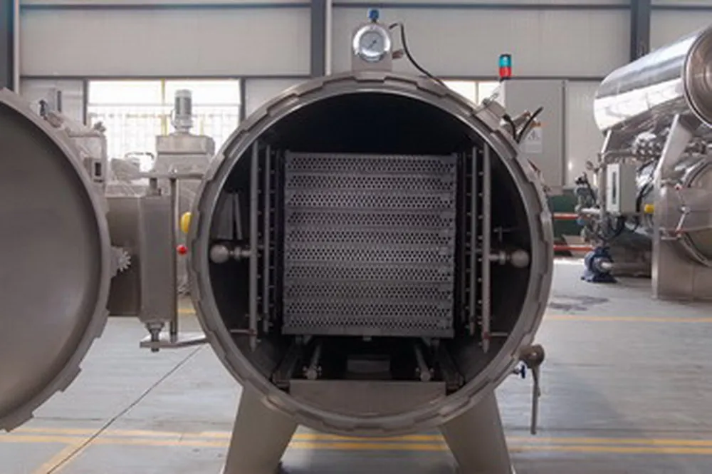 Stainless steel equipment double door water bath sterilization pot retort