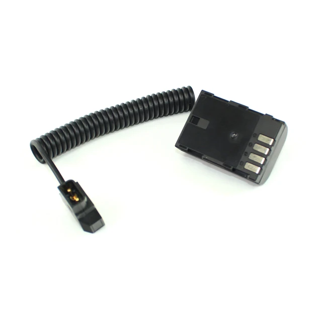 Extendable Power Adapter Cable for D-Tap Connector to Dummy Battery BLF19 for Panasonic Lumix  GH3 GH4 GH5 GH5s Camera.