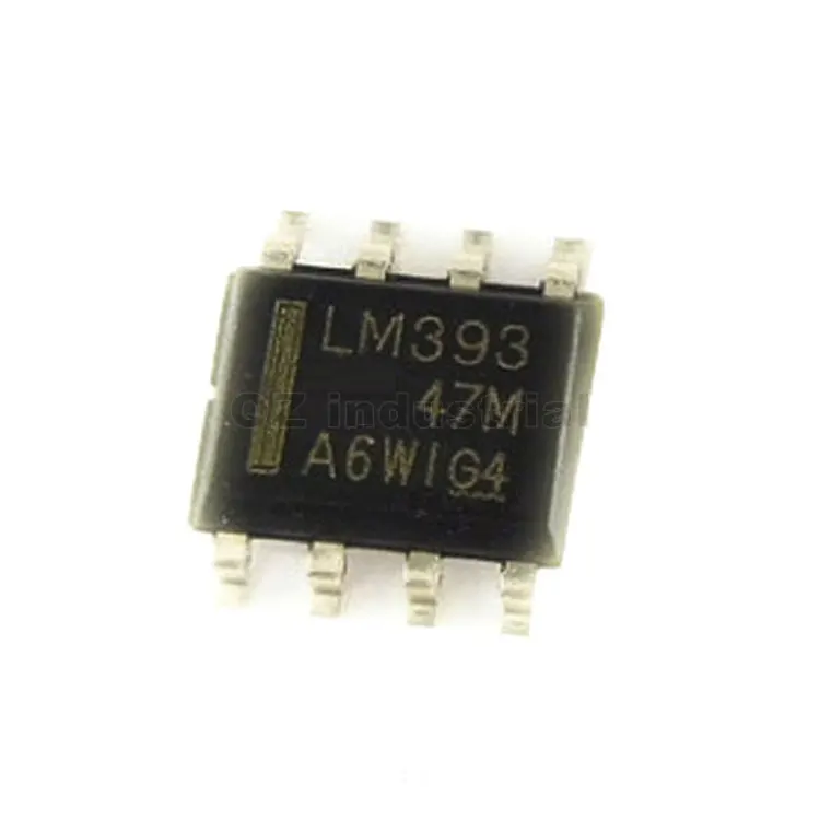 QZ LM393DR original electronic components Dual Differential Comparators SOP8 LM393