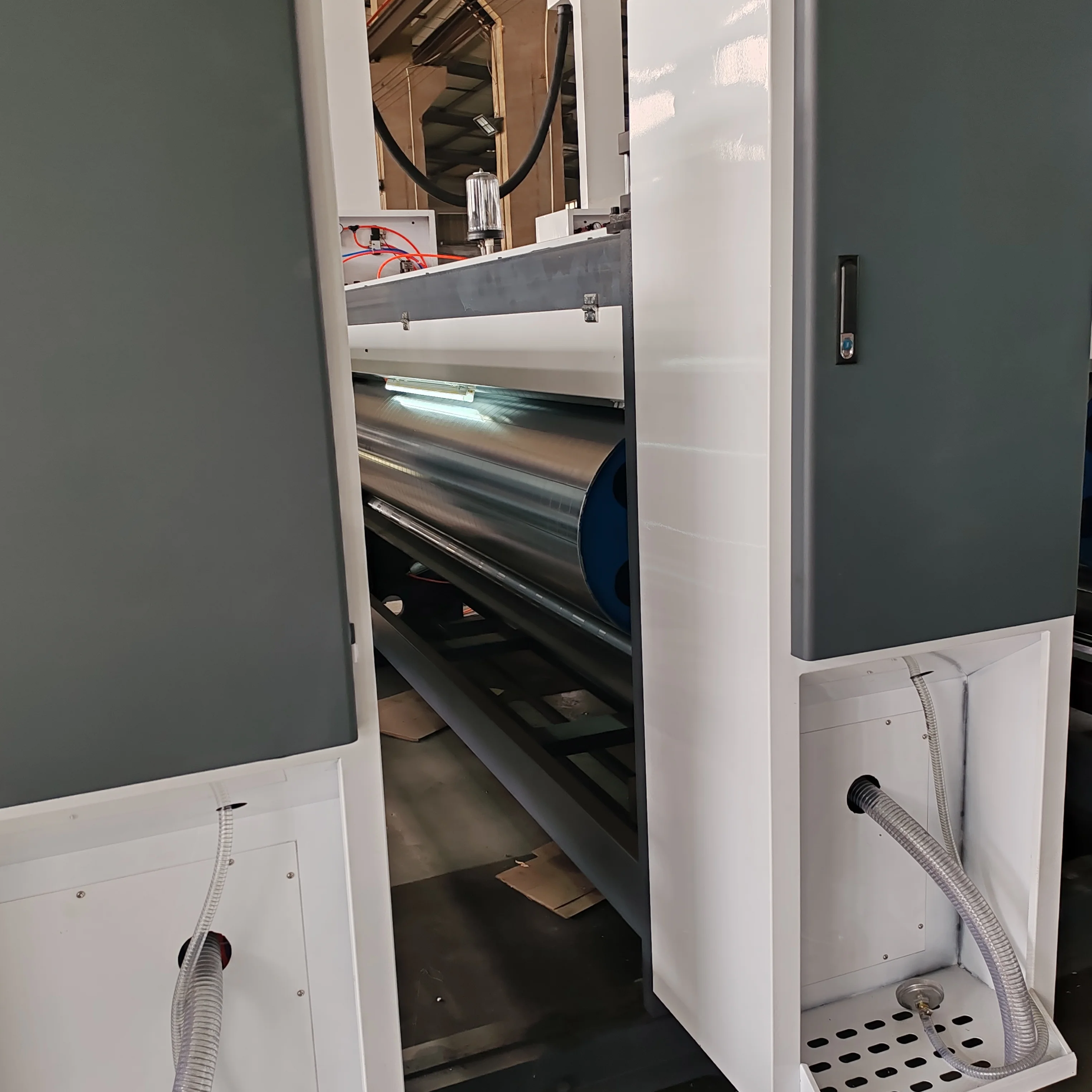 YSF-D Auto Corrugated Cardboard Box Printing Slotting Die Cutting Machinery Flexo Printer Machine For Corrugated Cardboard