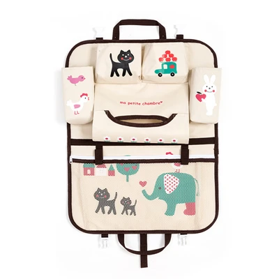 Мультяшный Органайзер на спинку сиденья автомобиля сумка для хранения путешествий защитный чехол автомобильные аксессуары интерьера