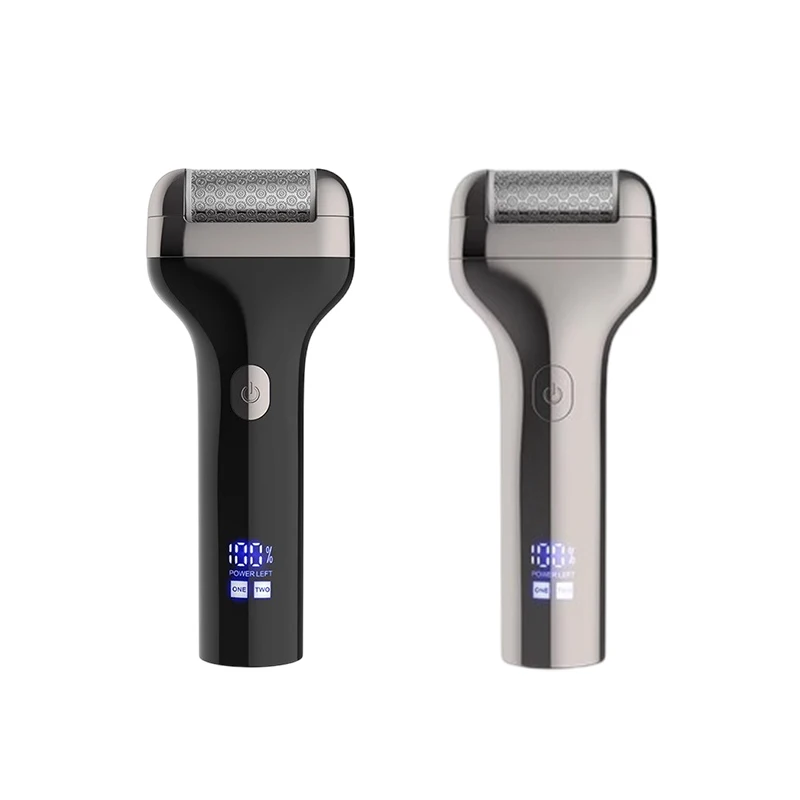 Rechargeable Foot Grinder with LCD displayer Electric Foot Grinder for Skin Cleaning White Foot Care Tool