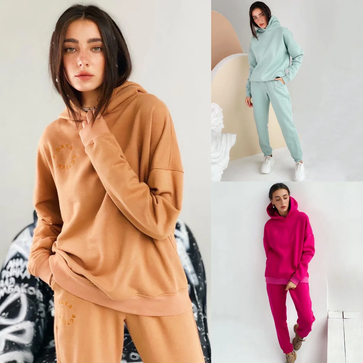 
China manufacturer OEM/ODM street style custom fashion hoodies for women 