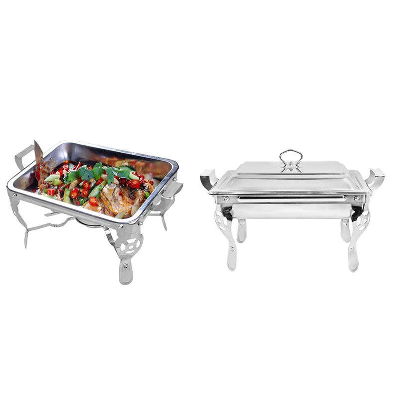 Stainless Steel Chafer Chafing Dish Sets 3.7QT  Christmas Party Buffet 2020