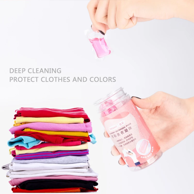 Hot-selling household decontamination laundry beads laundry capsules cleaning laundry detergent box