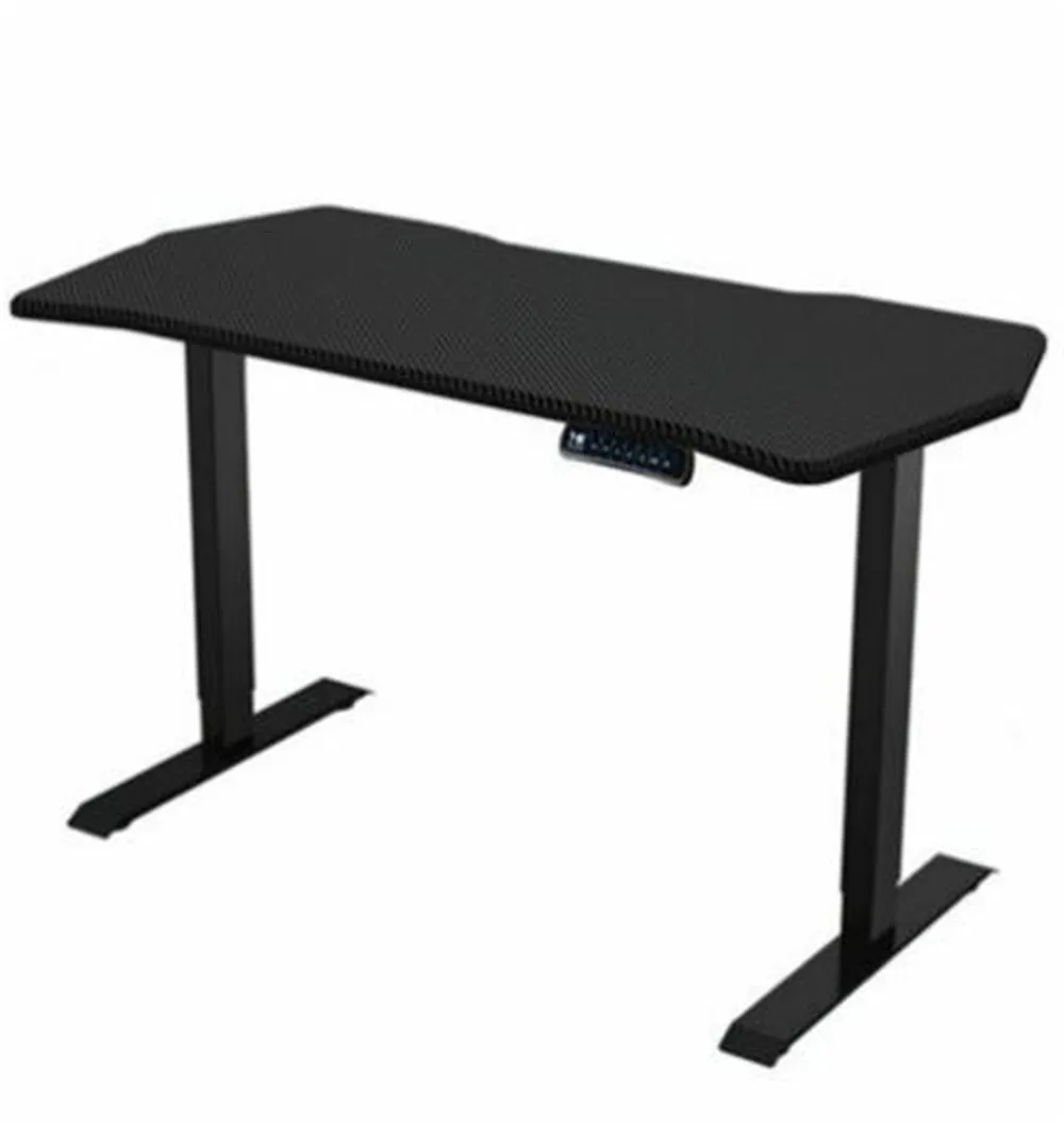 Electric Height Adjustable Table Frame Standing Desk Sit To Stand With Dual Motor 3 Stage Up Lift