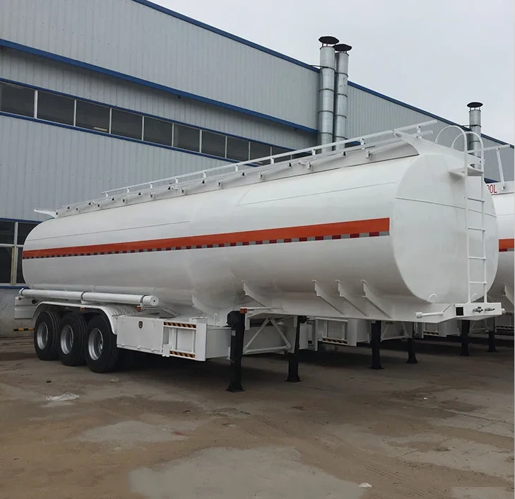 Best quality used fuel oil tank semi trailer 4000 liters fuel tank trailers semi-trailer