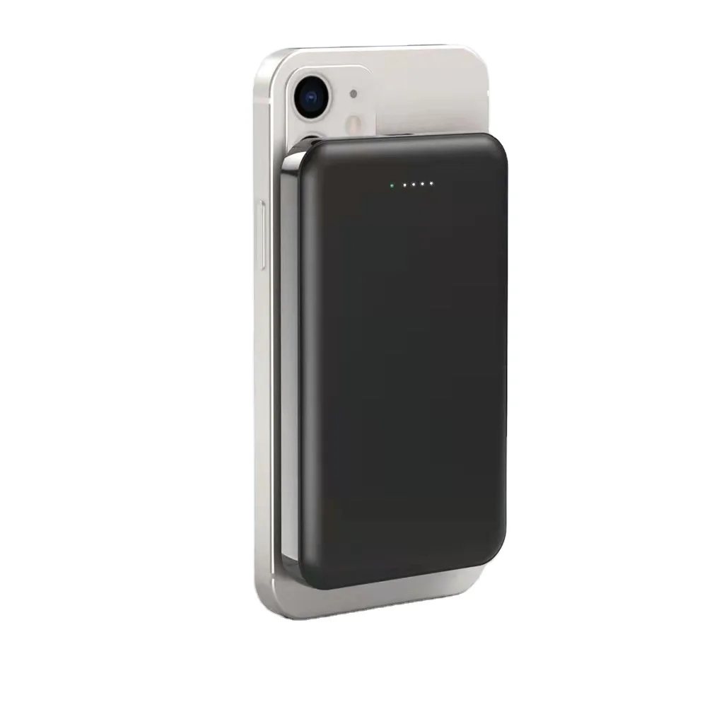 The newly designed JSS-044 Magnetic Wireless Power Bank Mini 10000mAh Macaron Portable supports Apple 12, 13