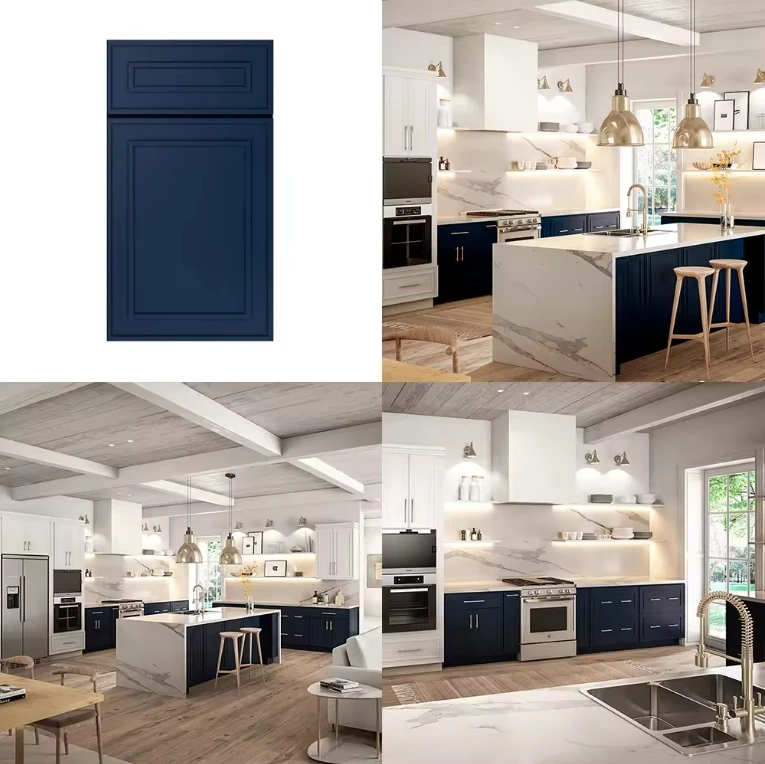 Modern Kitchen Furniture and home improvement units set modern Modern simple design pvc kitchen cabinets