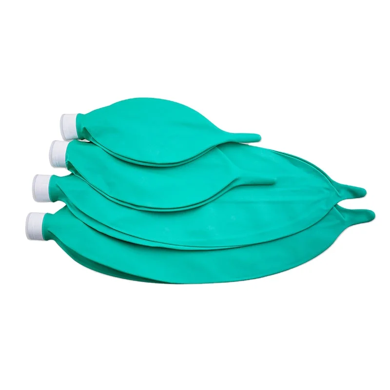 Rebreathing bag Green Rubber 1 Ltr