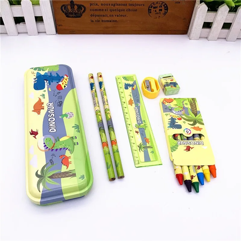 Cute China Wholesale Office Stationery Kit Items List Custom Children Back To School Stationery Set Products Supplies For Kids