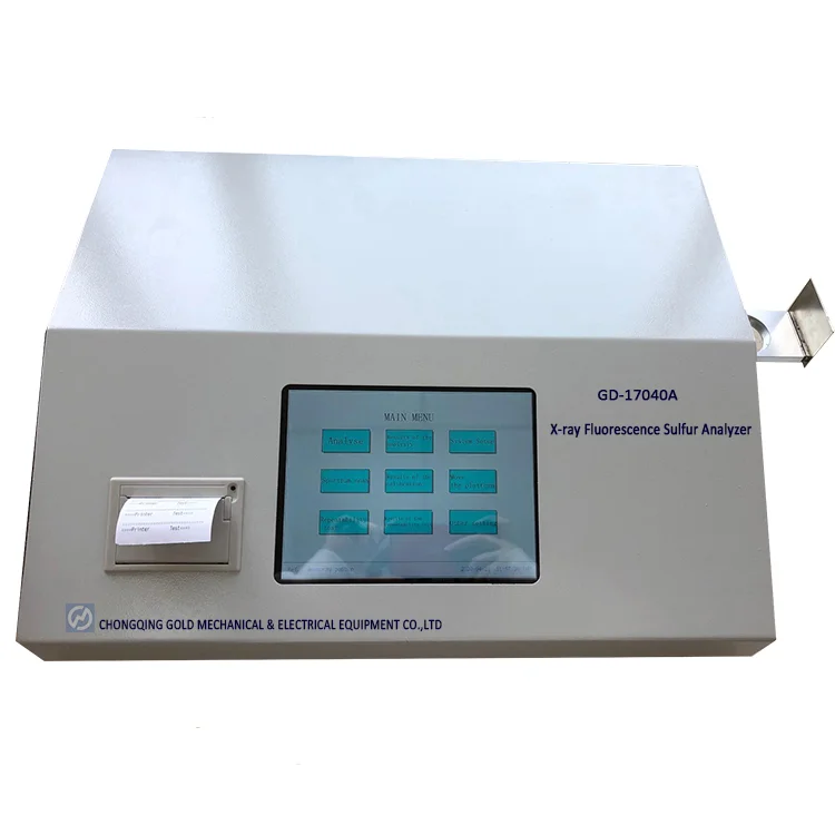Оборудование для тестирования XRF серы топлива ASTM D4294 Xray флуоресцентный серный анализатор