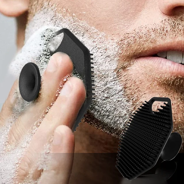 OEM Soft Silicone Octagon Facial Cleansing Brush Face Massager Scrubber for Exfoliating and Cleaning with Customizable Logo