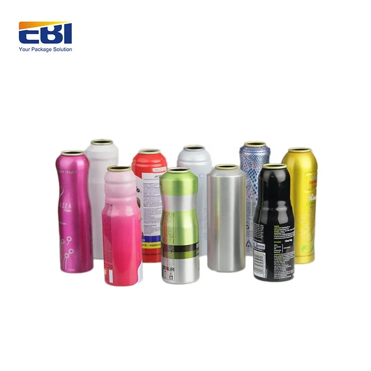 Пользовательский пустой алюминиевый аэрозольный