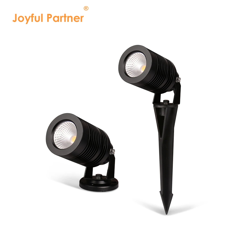 Hot Sale Aluminum LED Garden Light IP66 10W COB 3000K LED Outdoor Spot Light Landscape Light With Spike Or Base