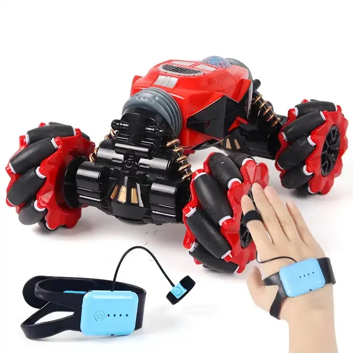 2.4g 360 Rotation Drift Dual Remote Control Twister Car High Speed Off Road Rc Stunt Car With Hand Sensor And Controller