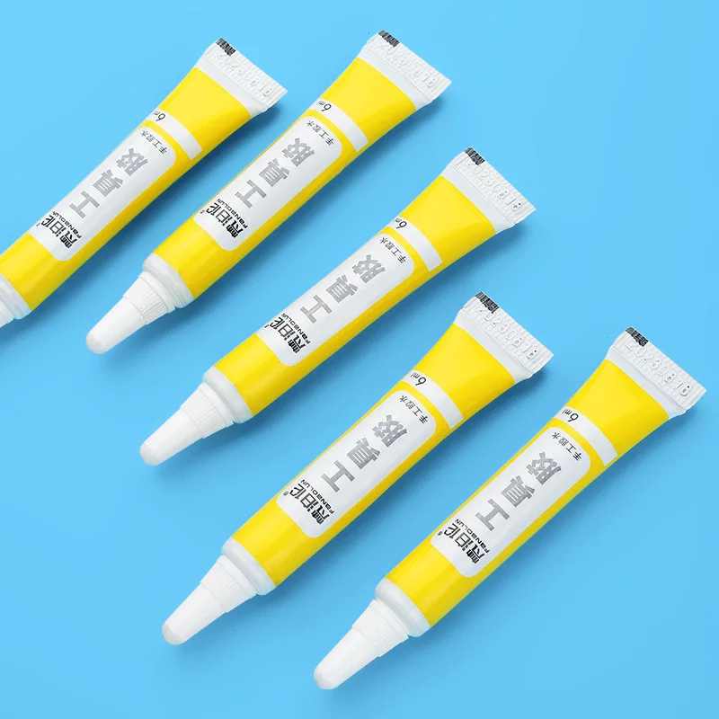 Direct supply of non-woven alcohol glue 6ml quick-drying handmade DIY hemp rope button transparent 6g in stock