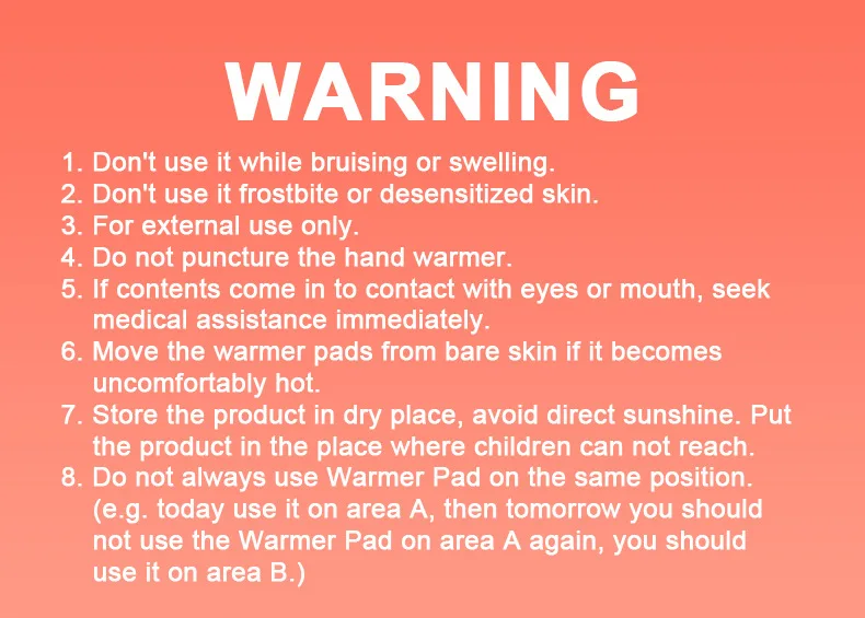 Wholesale Disposable Hand Thermal Equipment-Hot Pack Heating Pad Winter Hand Warmer