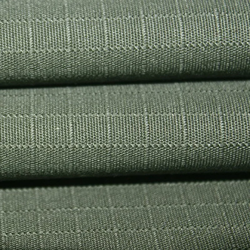 Olive Green 192gsm   Poly CottonTC65/35  Ripstop Fabric