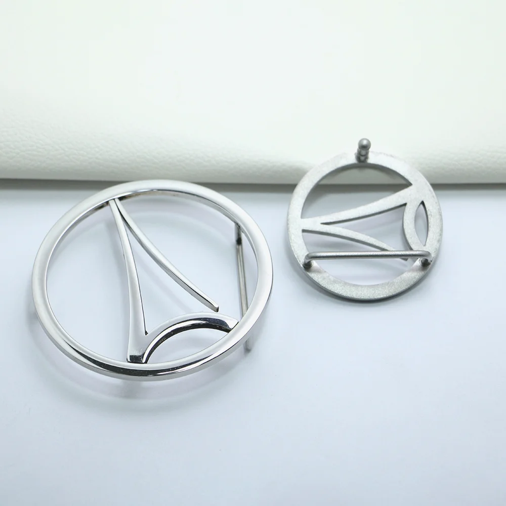 High quality plating belt waist strap buckle hardware hollow logo alloy belt buckles wholesale
