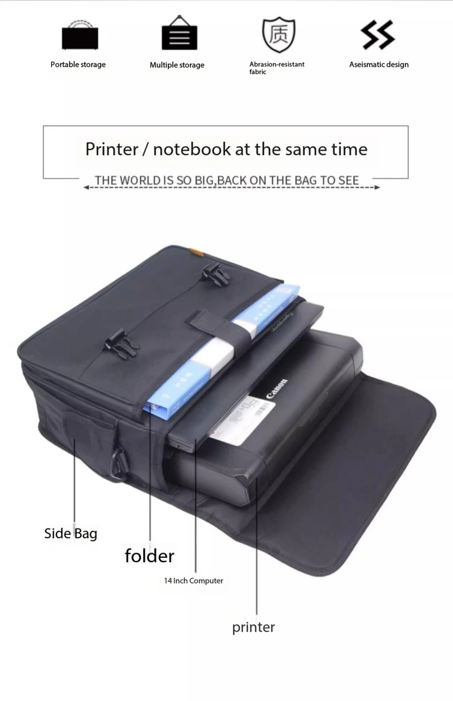 Durable Business Printer Case for Business Bags & Cases
