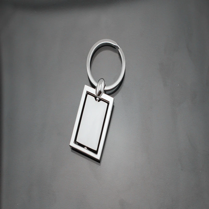 Metal Keychain Gift Fashion Cross Keychain Rotatable Custom LOGO