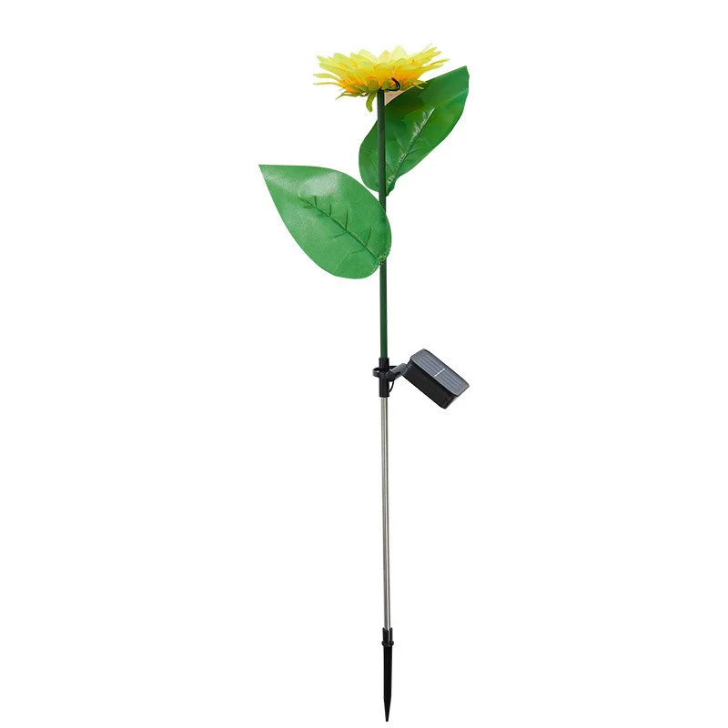 Solar Sunflower Lights Waterproof Courtyard Floor Lamp garden decoration light
