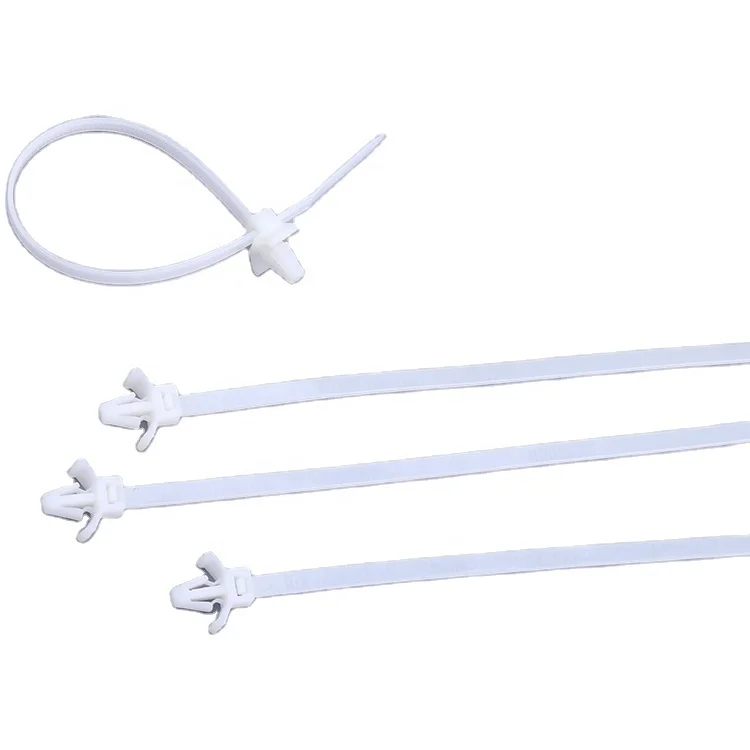 Factory Supply Low Price Push Mount Multi-color Self Locking Nylon Cable Tie Manufacturer