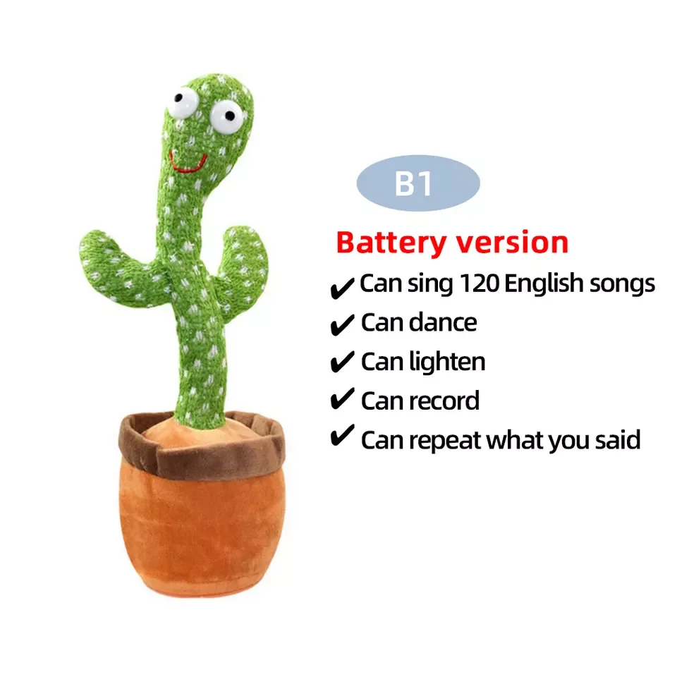 TS Best Price LED 120 Songs Soft Wriggle Toy Sing Function Dancing Sound Funny Gift Magic Cactus For Boys And Girls