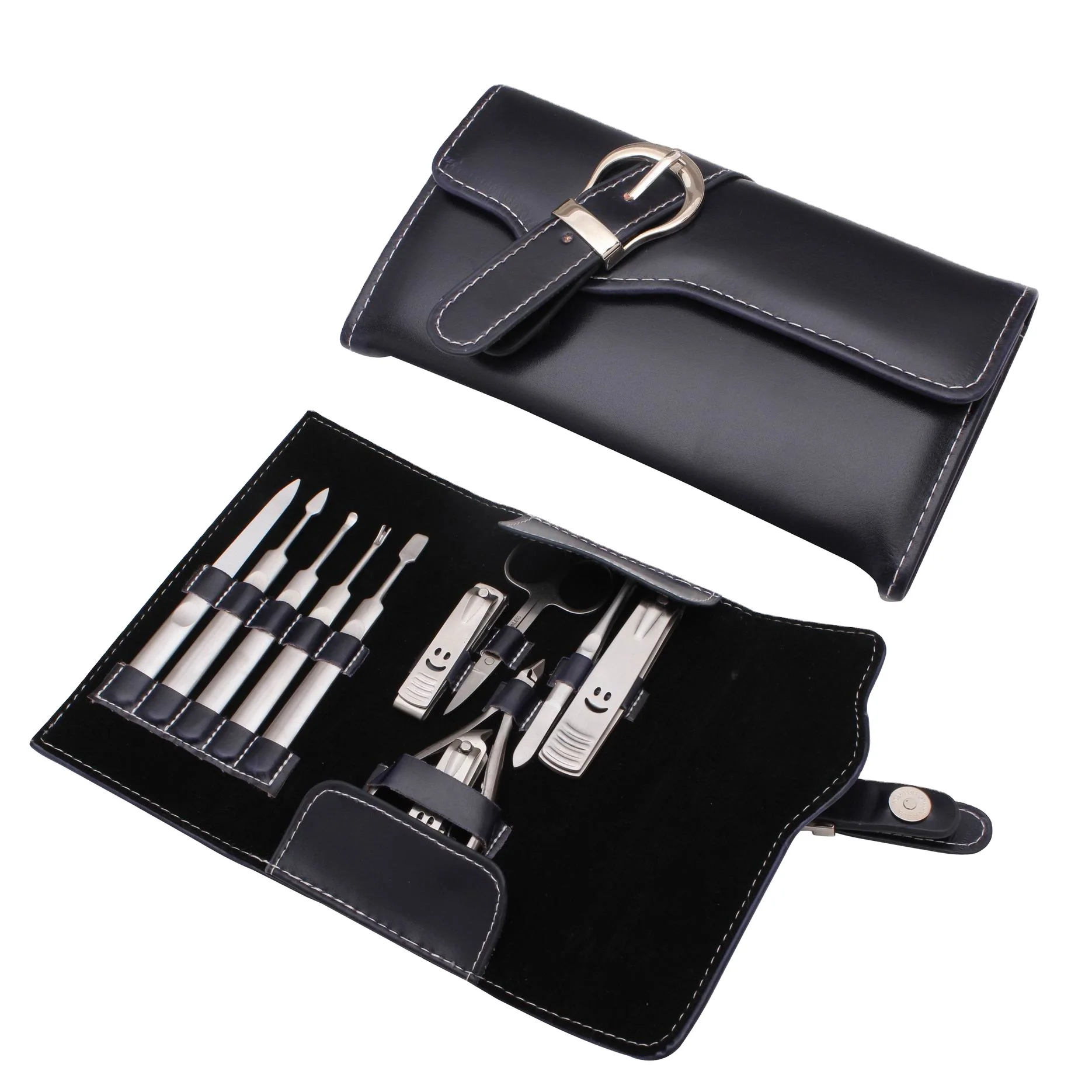 Factory direct sales sharp nail clipper kit 11 pcs manicure set pedicure tools