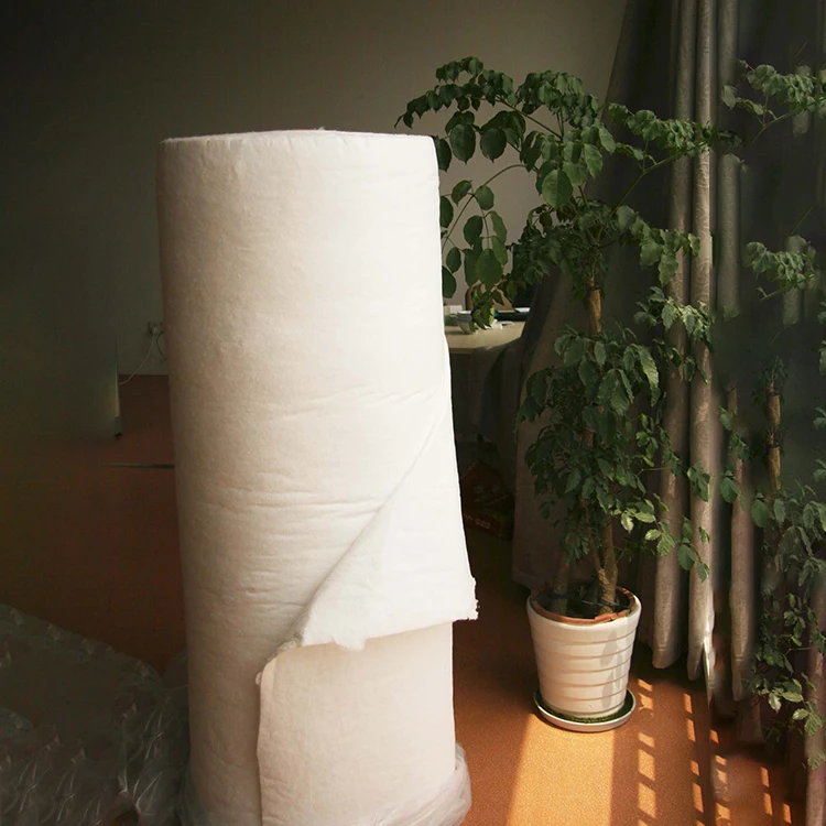 Polyester thermal bonded wadding for quilting