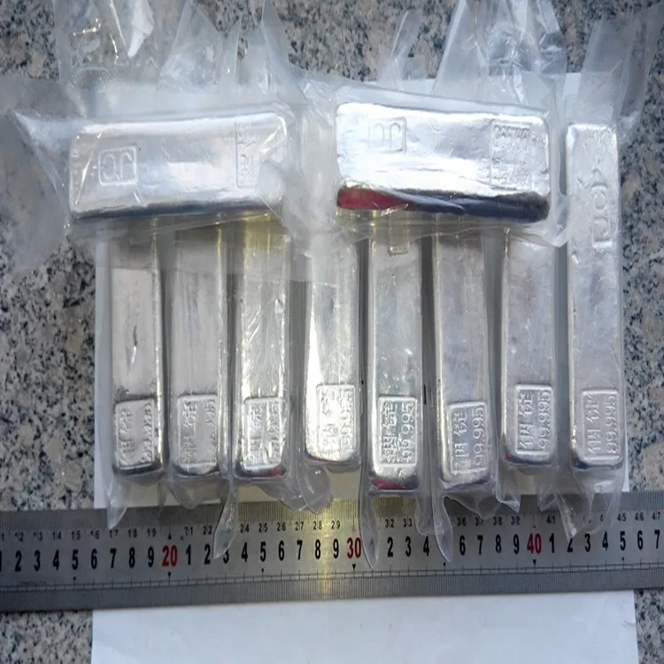 Competitive Factory Supply 99.999% Purity Indium Metal Price Indium Ingot