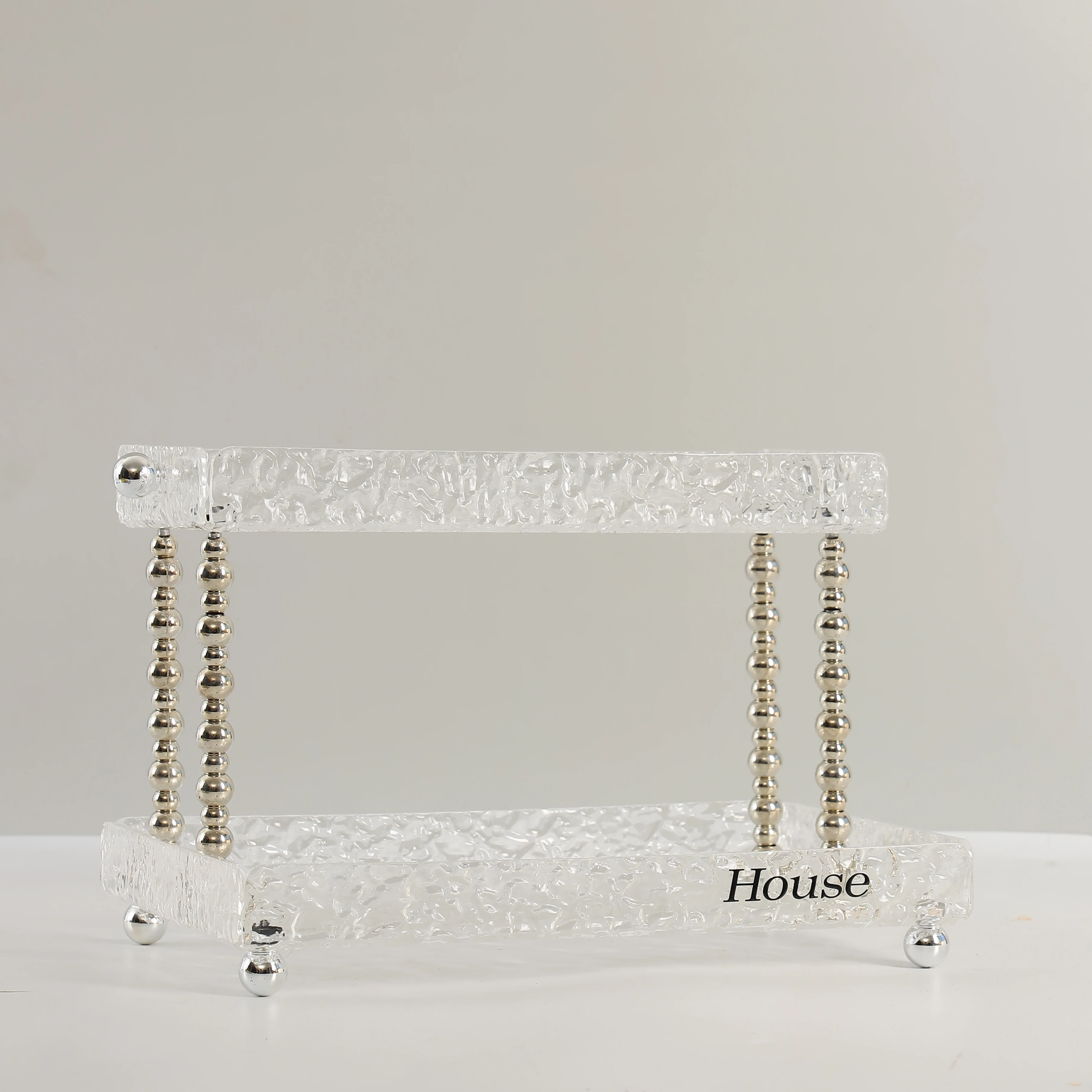 Custom acrylic storage shelves desktop organizers perfume storage shelves suitable for bathrooms powder rooms