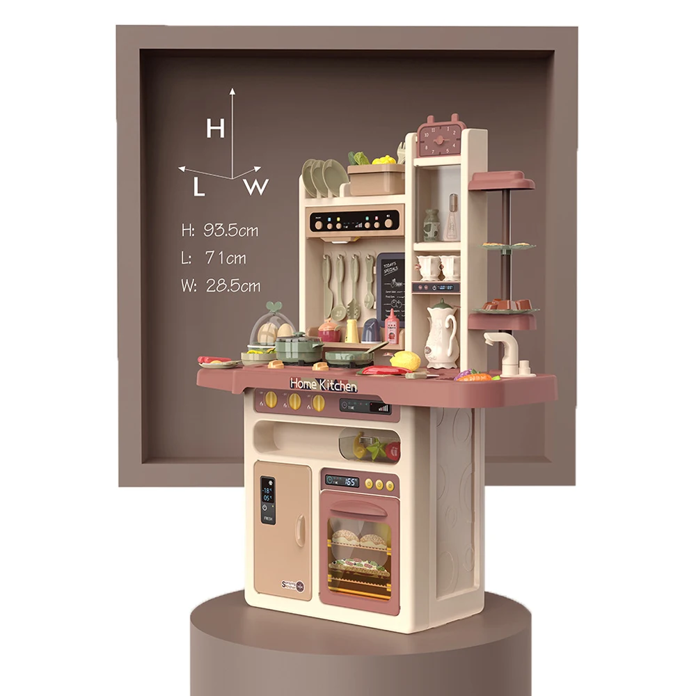 Funny Educational Toy Girl Play House Plastic Touch Kitchen Toy Play Set