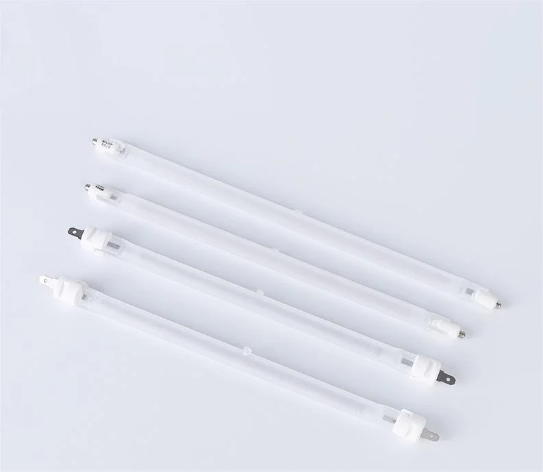 Direct Sales Household Quartz Heater Parts Heating Lamp Tube Clear Glass Quartz Tube