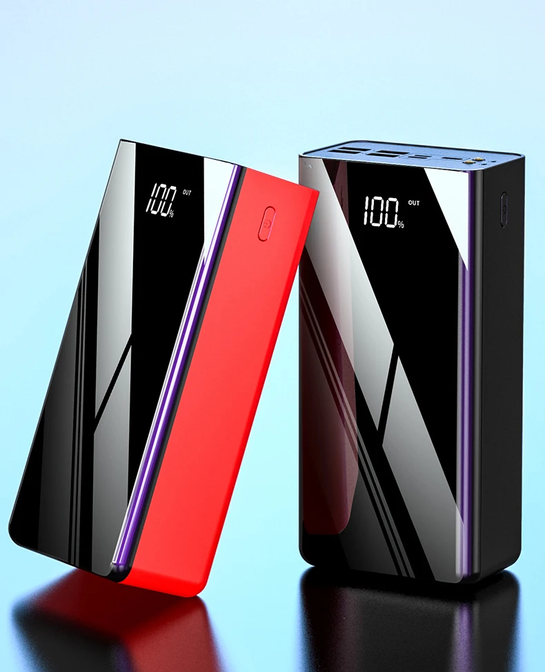 Оптовая Продажа с фабрики открытый туристический аккумулятор 4USB выходной power bank 50000 мАч портативный высокой