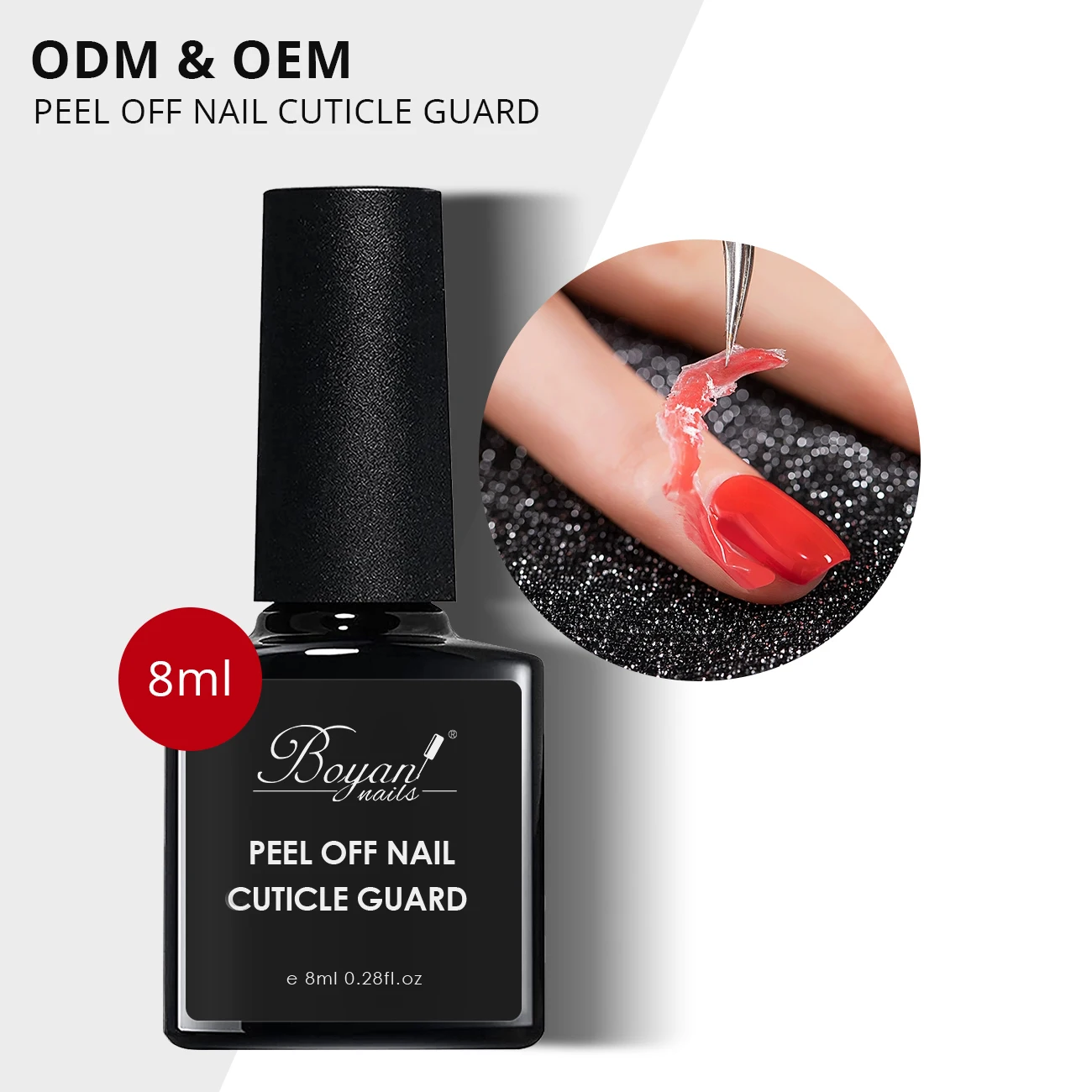 Peel off soak off top base coat liquid latex cuticle guard nail skin protector gel polish