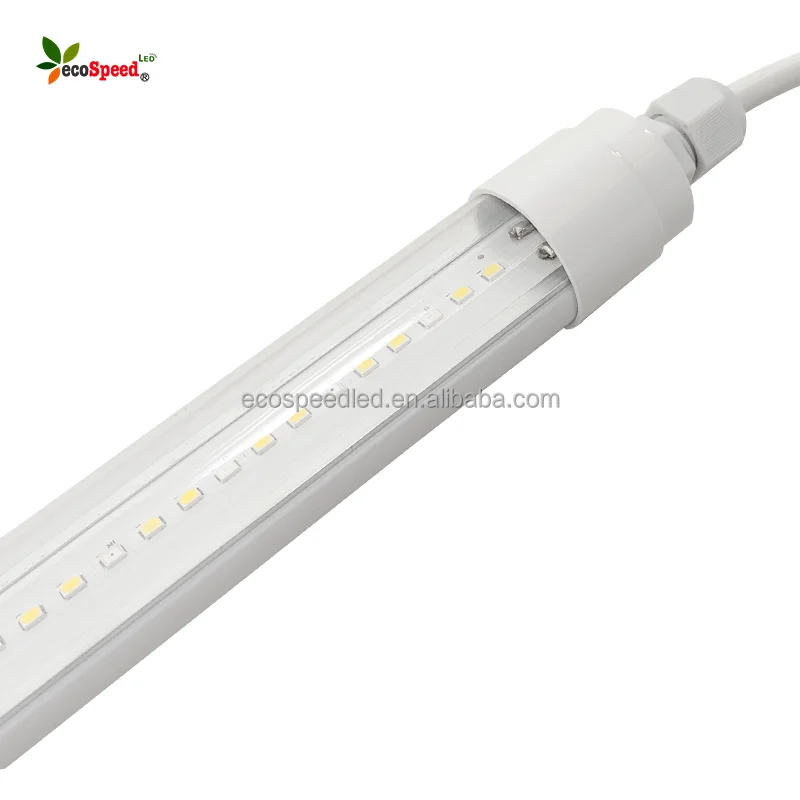 Ecospeed 3ft 4ft linkable grow light led t8 18W 24W 36W waterproof tube grow light for vertical farm