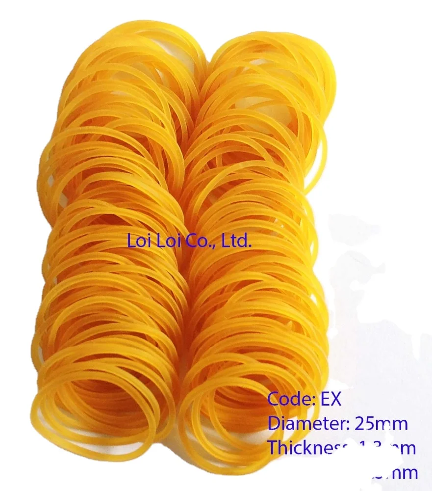 
Wholesale High elasticity Eco-friendly Durable Rubber Band 100% rubber content / Pure Rubber band for money or stationery 