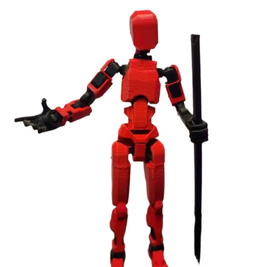 T13 Action Figure Movable Multi-joint 3d Printed Robot with Full Articulation